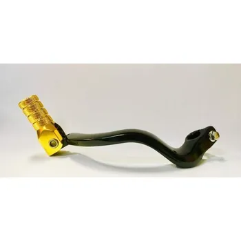 ACCEL řadící páčka (řadička) SUZUKI RM 125 89-08 hliníková, barva černá, koncovka zlatá (2