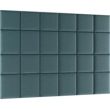 Stavebniny Eltap Čalouněný panel Quadratta 240x180 cm modrý