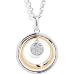 Modesi Náhrdelník J332CZ-R (řetízek, přívěsek) + 2 měsíce na vrácení zboží