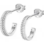 Lotus Silver Třpytivé stříbrné náušnice kruhy s čirými zirkony LP3284-4/1 + 2 měsíce na vrácení zboží