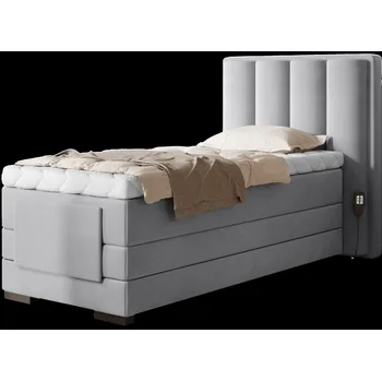 Postel Eltap Čalouněná postel Veros 90x200 Materiál a barva potahu: Sola 4 - šedá, Rozměr: 90x200