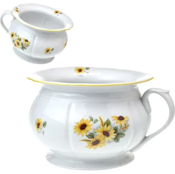 Nočník Český porcelán, Dubí Nočník velký - rudbégie ø 21 cm