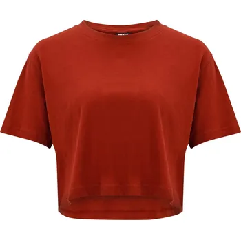 Dámské tričko Dámské triko URBAN CLASSICS PP1555 WHITE/RUSTY XS