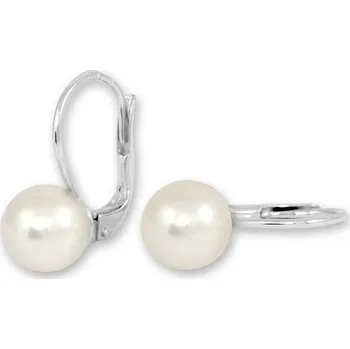 Náušnice Soliter Něžné zlaté náušnice s pravými perlami 745 235 001 00397 0700000 + 2 měsíce na vrácení zboží