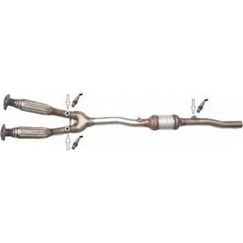 VW Golf Plus 2.0 FSi Montážní katalyzátor výfuku 1091420-8