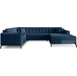Eltap Sedací souprava Montez Materiál a barva potahu: Poco 40 - tmavě modrá, Orientace: pravá