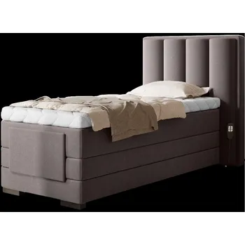 Postel Eltap Čalouněná postel Veros 90x200 Materiál a barva potahu: Savoi 7 - šedá, Rozměr: 90x200