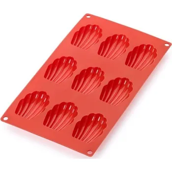 Forma na pečení Lekue, Forma na madlenky Gourmet červená - Formadore