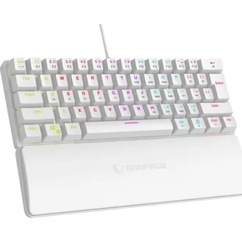 Rampage PLOWERK60 Blue Switch bílá