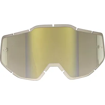 Motocyklové brýle 100percent náhradní plexi pro brýle 100% Injected Racecraft/Accuri/Strata zlaté, Anti-fog