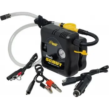 Sada na opravu pneumatiky AIRMAN RESQ SCOUT VT kompresor automatická opravná sada pneu moto 100 ML (PRO PNEU 10-21")