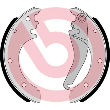 Brzdová čelist Sada brzdových čelistí, parkovací brzda BREMBO S A6 509