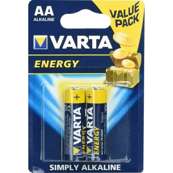 Článková baterie Alkalická baterie VARTA R6 (AA) Energy 2 ks