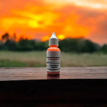 RYVALURES SOFTBAIT PAINT FLUO UV DARK ORANGE 30ML. (BARVA NA GUMOVÉ NÁSTRAHY)