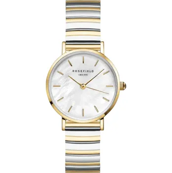 Hodinky Rosefield Small Edit White MOP Half-Moon Steel Duotone SEWDSG-SE03 + 2 měsíce na vrácení zboží
