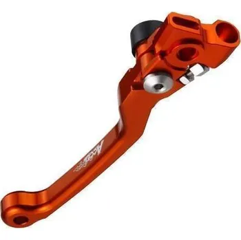ACCEL pevná spojková páčka KTM SX/SXF/EXC 07-18 (pumpa BREMBO) barva oranžová (EASY PULL -