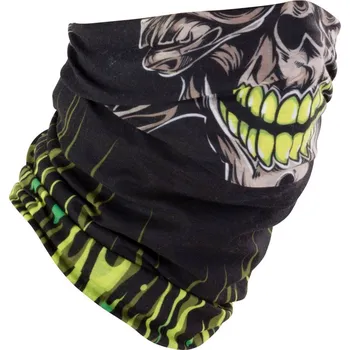 Nákrčník Multifunkční šátek Headtube Green Skull
