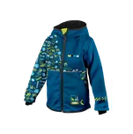 WAMU Softshellová bunda dětská BAGR modrá vel. 86-92