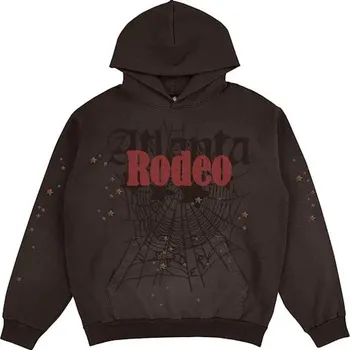 Pánská mikina Travis Scott Cactus Jack x Sp5der Days Before Rodeo Hoodie Black Velikost: S