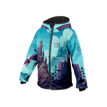 Chlapecká bunda WAMU Softshellová bunda dětská DRAGON FANTASY vel. 128-134