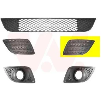 Nárazník Větrací mřížka, nárazník VAN WEZEL 1806591