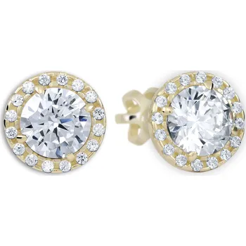 Náušnice Soliter Úchvatné náušnice ze žlutého zlata se zirkony 239 001 00957 0000000 + 2 měsíce na vrácení zboží