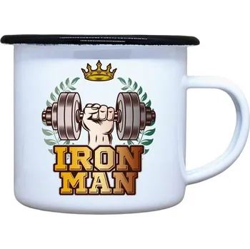 DOBRÝ TRIKO Plecháček s potiskem Iron man Velikost plecháčku: 330 ml