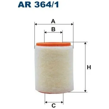 Vzduchový filtr Vzduchový filtr FILTRON AR 364/1