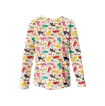 WAMU Dětské tričko s dlouhým rukávem KOČIČÍ LOUKA vel. 116-122