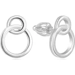 Beneto Minimalistické stříbrné náušnice AGUP1425S šroubek + 2 měsíce na vrácení zboží