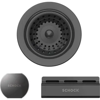 Granitový dřez Části dřezu v provedení Gunmetal brushed, Schock 400077GUB