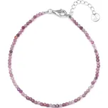 Agato Minerální náramek s růžovými korálky rubínu POL-B12/21L + 2 měsíce na vrácení zboží