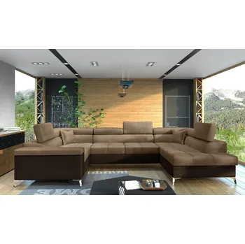 Sedací souprava Eltap Sedací souprava Thiago Materiál a barva potahu: Monolith 09, Monolith 29 - světle hnědá, Orientace: pravá