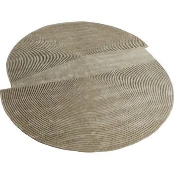 Koberec Bolia Tmavě béžový vlněný koberec Zen 157 x 180 cm