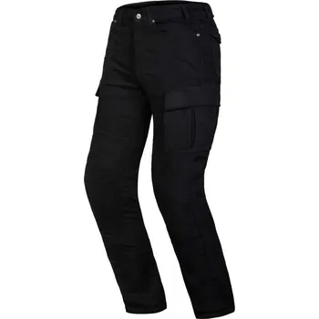 Moto kalhoty Ozone SHADOW II černé jeans kevlarové kalhoty, 3234