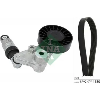 Sada žebrovaných klínových řemenů Schaeffler INA 529 0202 10