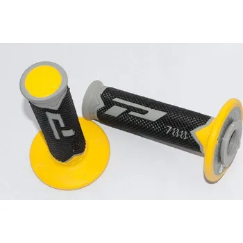PROGRIP gripy PG788 OFF ROAD (22+25mm, délka 115mm) barva šedá/žlutá/černá (trojdílné) (78