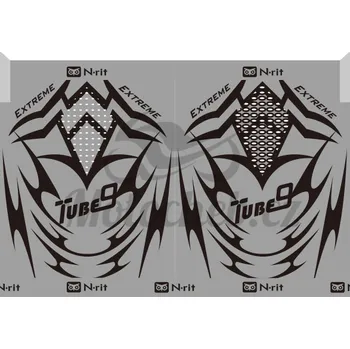 Nákrčník N-rit Extreme III Tube9 - hřejivý šátek / nákrčník pro chladné dny s poutky na uši, šedo-černý