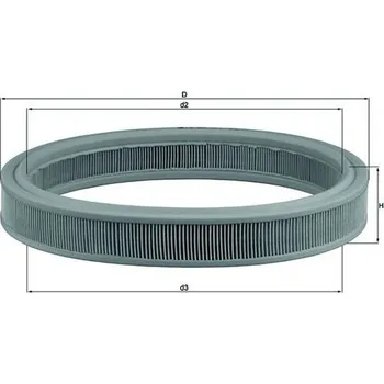 Vzduchový filtr Vzduchový filtr MAHLE LX 332