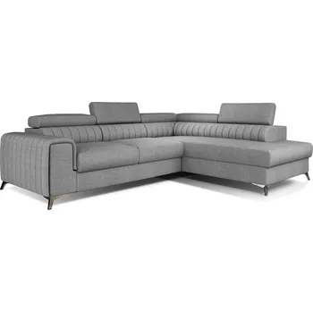 Sedací souprava Eltap Rohová sedací souprava Laurence Materiál a barva potahu: Sawana 21 - šedá, Orientace: pravá