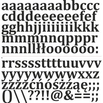 samolepka SAMOLEPICÍ PÍSMENA samolepky arch 3 cm