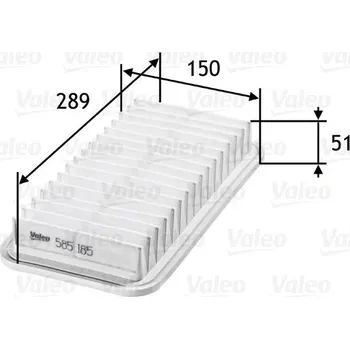 Vzduchový filtr Vzduchový filtr VALEO 585185