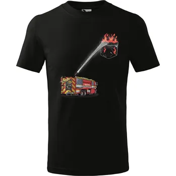 Chlapecké tričko Tričko Hoří - dětské (Velikost: 110)