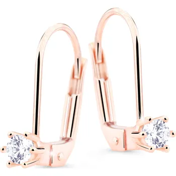Náušnice Cutie Jewellery Elegantní visací náušnice se zirkonem Z8012-50-10-X-4 + 2 měsíce na vrácení zboží
