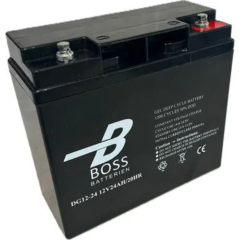 Trakční baterie Boss DEEP Cycle Gel 12V 24Ah DG12-24