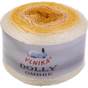 Galanterie Příze Dolly Ombre, 309, oranžovožlutá