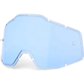 Motocyklové brýle 100percent náhradní plexi pro brýle 100% Injected Racecraft/Accuri/Strata modré, Anti-fog