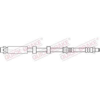 Brzdový systém Brzdová hadice QUICK BRAKE 32.844