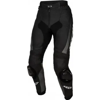 Moto kalhoty SECA SRS II černé/titanové kožené kalhoty, 46