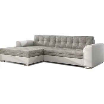 Nábytek Eltap Rohová sedací souprava Conforti Materiál a barva potahu: Berlin 01, Soft 17 - šedá, Orientace: levá